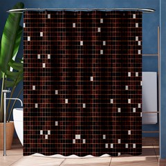 Cubes Small Background Shower Curtain 60  X 72  (medium)  by Simbadda