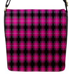 Cell Background Pink Surface Flap Messenger Bag (s) by Simbadda