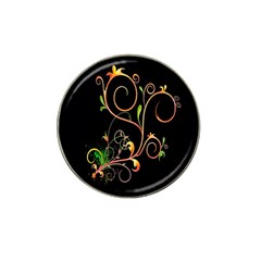 Flowers Neon Color Hat Clip Ball Marker