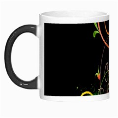 Flowers Neon Color Morph Mugs