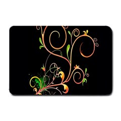 Flowers Neon Color Small Doormat 