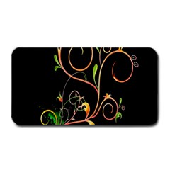 Flowers Neon Color Medium Bar Mats