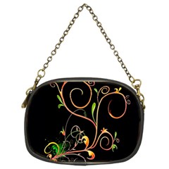 Flowers Neon Color Chain Purses (Two Sides) 