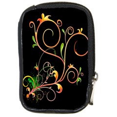 Flowers Neon Color Compact Camera Cases