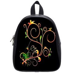 Flowers Neon Color School Bags (small)  by Simbadda