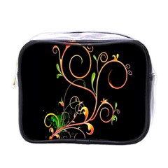 Flowers Neon Color Mini Toiletries Bags by Simbadda