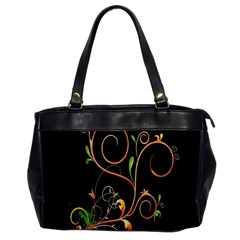 Flowers Neon Color Office Handbags by Simbadda