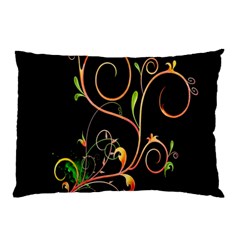 Flowers Neon Color Pillow Case (Two Sides)