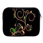 Flowers Neon Color Apple iPad 2/3/4 Zipper Cases Front