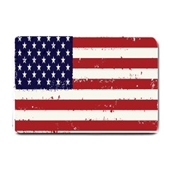 Flag United States United States Of America Stripes Red White Small Doormat  by Simbadda