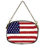 Flag United States United States Of America Stripes Red White Chain Purses (Two Sides)  Front