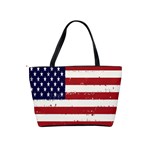 Flag United States United States Of America Stripes Red White Shoulder Handbags Back