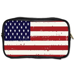 Flag United States United States Of America Stripes Red White Toiletries Bags 2-side by Simbadda