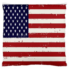 Flag United States United States Of America Stripes Red White Standard Flano Cushion Case (two Sides) by Simbadda