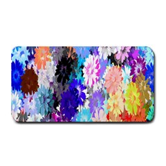 Flowers Colorful Drawing Oil Medium Bar Mats by Simbadda