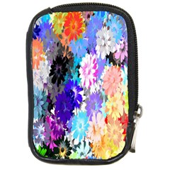 Flowers Colorful Drawing Oil Compact Camera Cases by Simbadda