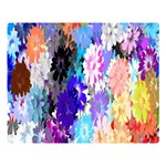 Flowers Colorful Drawing Oil Double Sided Flano Blanket (Large)  Blanket Back