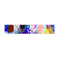 Flowers Colorful Drawing Oil Flano Scarf (mini) by Simbadda