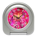 Flowers Neon Stars Glow Pink Sakura Gerberas Sparkle Shine Daisies Bright Gerbera Butterflies Sunris Travel Alarm Clocks Front