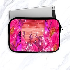 Flowers Neon Stars Glow Pink Sakura Gerberas Sparkle Shine Daisies Bright Gerbera Butterflies Sunris Apple Ipad Mini Zipper Cases by Simbadda