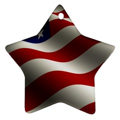 Flag United States Stars Stripes Symbol Ornament (star) by Simbadda