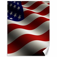 Flag United States Stars Stripes Symbol Canvas 18  X 24   by Simbadda