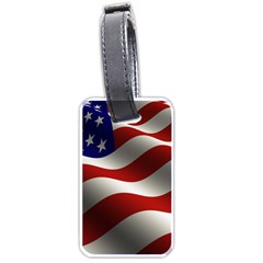 Flag United States Stars Stripes Symbol Luggage Tags (one Side)  by Simbadda