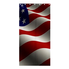 Flag United States Stars Stripes Symbol Shower Curtain 36  X 72  (stall)  by Simbadda