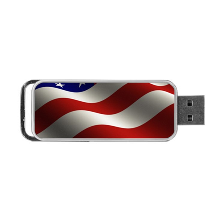 Flag United States Stars Stripes Symbol Portable USB Flash (Two Sides)