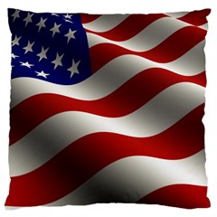 Flag United States Stars Stripes Symbol Standard Flano Cushion Case (one Side) by Simbadda