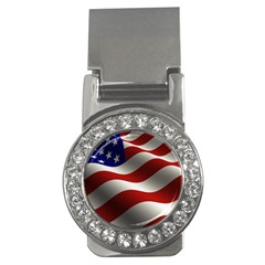 Flag United States Stars Stripes Symbol Money Clips (cz)  by Simbadda