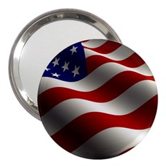 Flag United States Stars Stripes Symbol 3  Handbag Mirrors by Simbadda