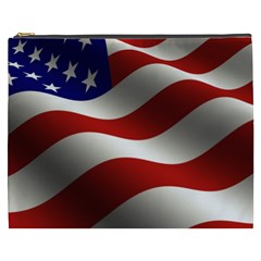 Flag United States Stars Stripes Symbol Cosmetic Bag (xxxl)  by Simbadda