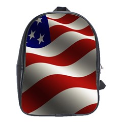 Flag United States Stars Stripes Symbol School Bags (xl)  by Simbadda