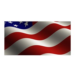 Flag United States Stars Stripes Symbol Satin Wrap by Simbadda