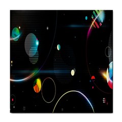 Glare Light Luster Circles Shapes Tile Coasters by Simbadda