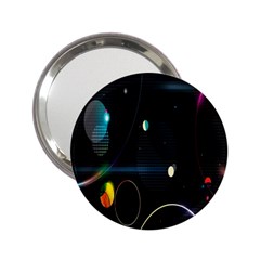 Glare Light Luster Circles Shapes 2 25  Handbag Mirrors by Simbadda