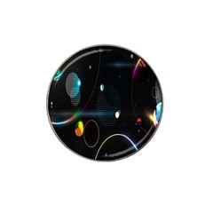 Glare Light Luster Circles Shapes Hat Clip Ball Marker by Simbadda