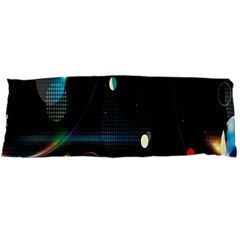 Glare Light Luster Circles Shapes Body Pillow Case (dakimakura) by Simbadda