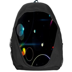 Glare Light Luster Circles Shapes Backpack Bag by Simbadda