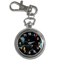 Glare Light Luster Circles Shapes Key Chain Watches by Simbadda