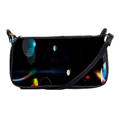 Glare Light Luster Circles Shapes Shoulder Clutch Bags by Simbadda