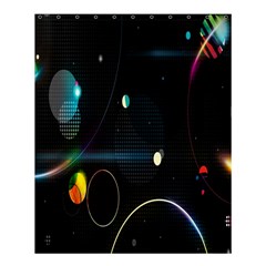 Glare Light Luster Circles Shapes Shower Curtain 60  X 72  (medium)  by Simbadda