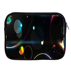 Glare Light Luster Circles Shapes Apple Ipad 2/3/4 Zipper Cases by Simbadda