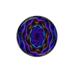 Flowers Dive Neon Light Patterns Hat Clip Ball Marker by Simbadda