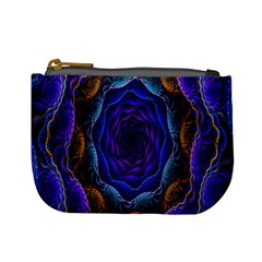 Flowers Dive Neon Light Patterns Mini Coin Purses by Simbadda