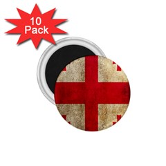 Georgia Flag Mud Texture Pattern Symbol Surface 1 75  Magnets (10 Pack)  by Simbadda