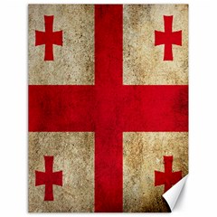 Georgia Flag Mud Texture Pattern Symbol Surface Canvas 18  X 24   by Simbadda