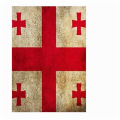 Georgia Flag Mud Texture Pattern Symbol Surface Large Garden Flag (two Sides) by Simbadda