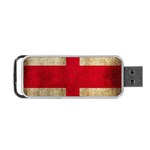 Georgia Flag Mud Texture Pattern Symbol Surface Portable USB Flash (One Side) Front